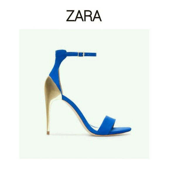 Zara Combined Sandals with Stiletto Heel. - Picture 1 of 4